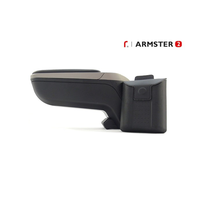 Opel Meriva B (without flexrail) Armster 2 black/grey armrest